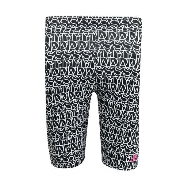 Adidas Boys Performance Script Shorts - Black/Pink