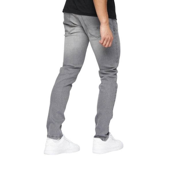 Crosshatch Mens Buraca Slim Jeans - Grey Wash