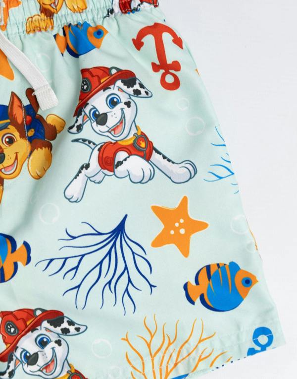 Vanilla Underground Paw Patrol Boys Blue Underwater Pups 2 Piece Swim Set
