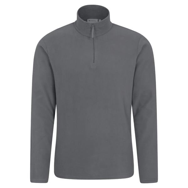 Mountain Warehouse Mens Camber II Half Zip Fleece Top - Grey