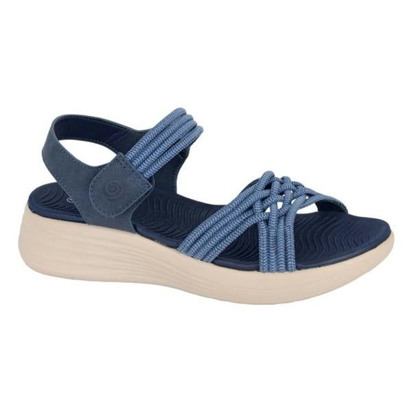 Cipriata Cipriata ELETTA Womens Cross Strap Sandals Navy Blue