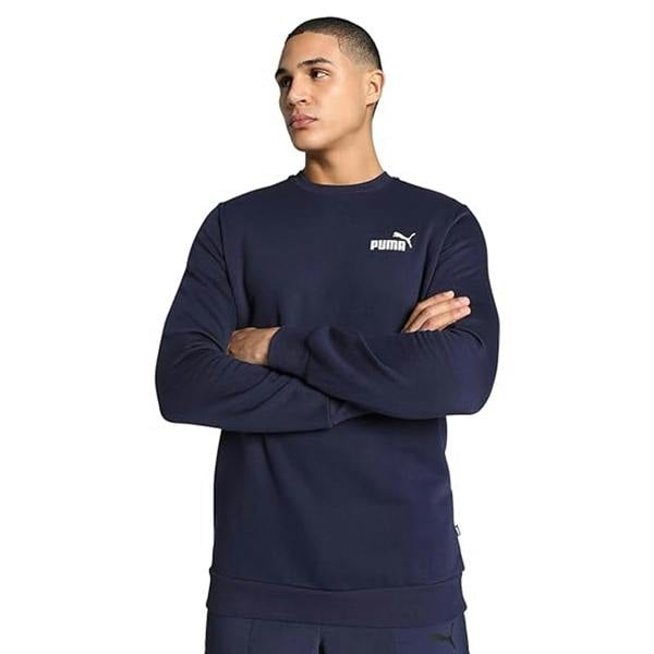 Puma Mens ESS Logo Sweatshirt - Peacoat - 