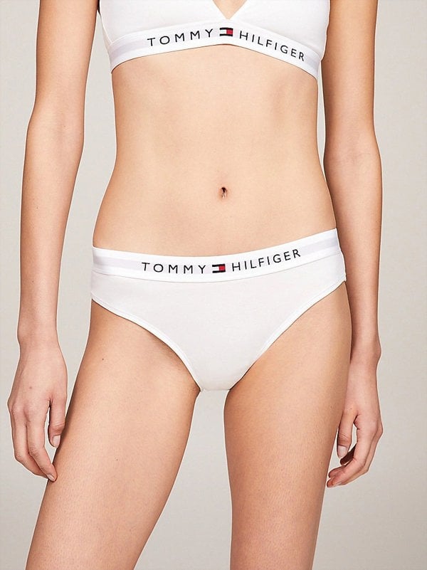 Tommy Hilfiger TH ORIGINAL LOGO BIKINI Womens Briefs White