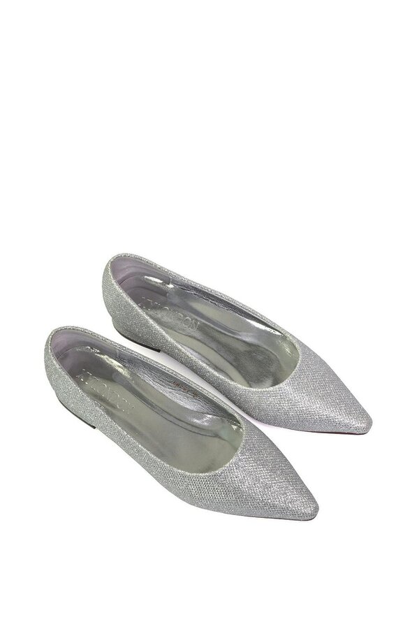 XY LONDON Pointed Toe Wedding Shoes Low Heel Bridal Heels