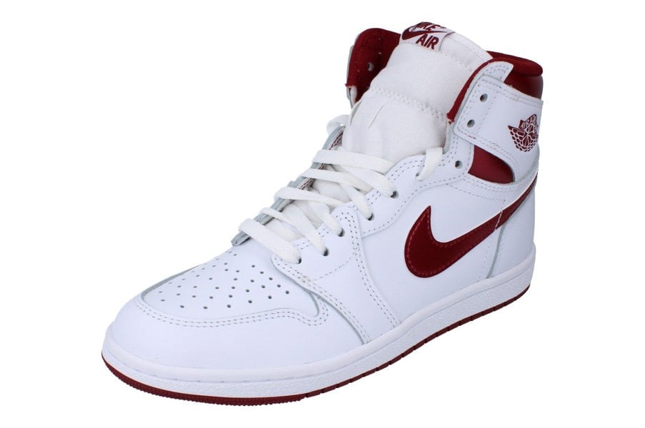 Nike Air Jordan 1 Hi 85 Mens Trainers Bq4422  161 - White Tea Red White 161 - Photo 0