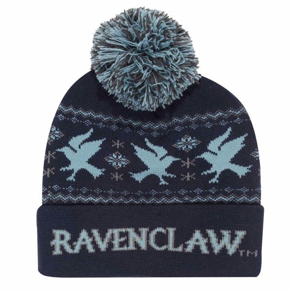 Harry Potter Unisex Adult Snow Ravenclaw Beanie - Blue