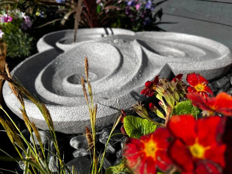 Tranquillity Water Features Dropa Stone Contemporary Water Feature