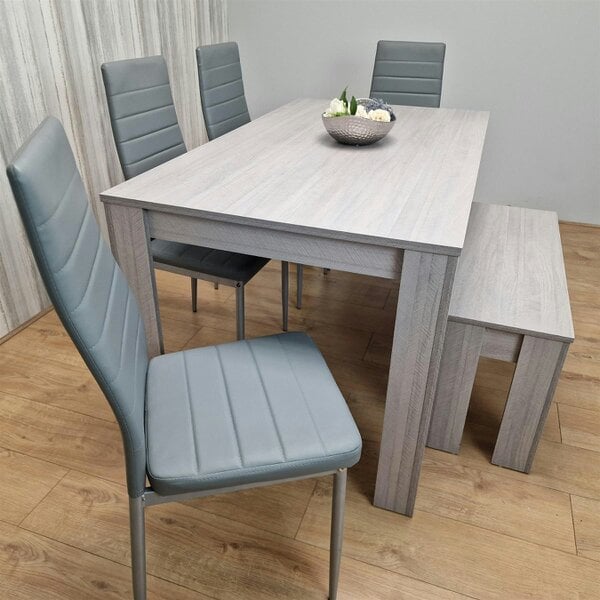 Kosy Koala Dining Table Set with 4 Chairs Dining Room, Kitchen table set of 4, and Bench