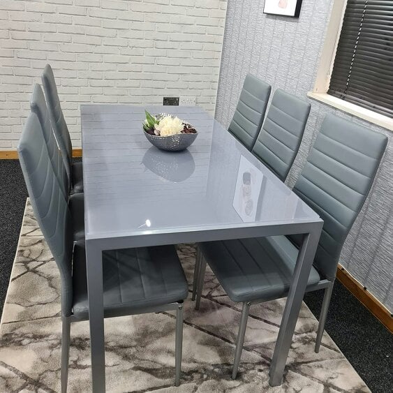 Kosy Koala Dining Table Set with 6 Chairs Dining Room and Kitchen table set of 6