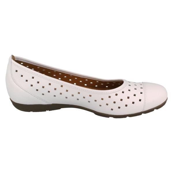 Gabor Ladies Gabor Slip On Pumps With Lazer Cut Detail 64.169