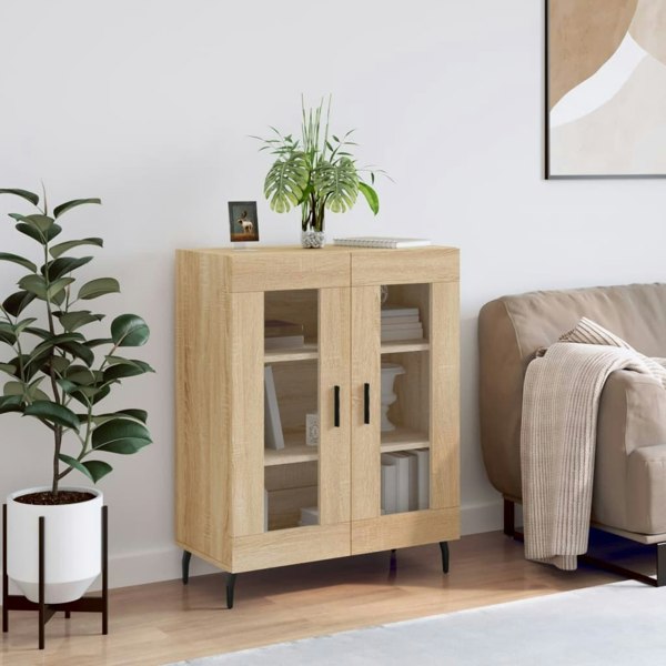 Berkfield Sideboard Sonoma Oak 69.5x34x90 cm Engineered Wood