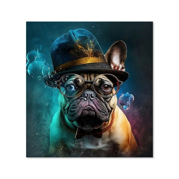 Warren Reed - Designer French Bulldog Splashart Kitchen Splashback