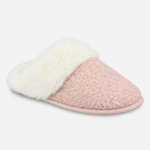 Totes BORG MULE SLIPPERS Mules   in  Pink