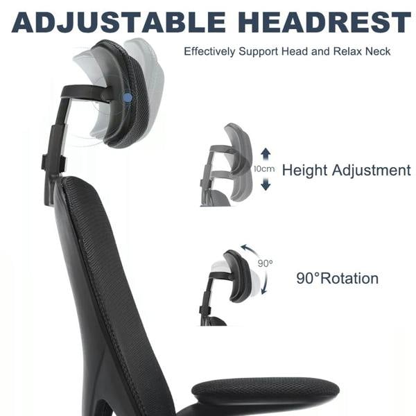 Havendro Ergonomic Mesh Office Chair 360°Swivel Lift Adjustable Height Computer Desk Chair