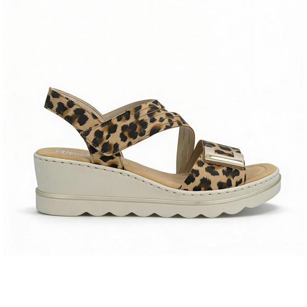 Rieker 67410 Cross Strap Sandals   in  Multicoloured