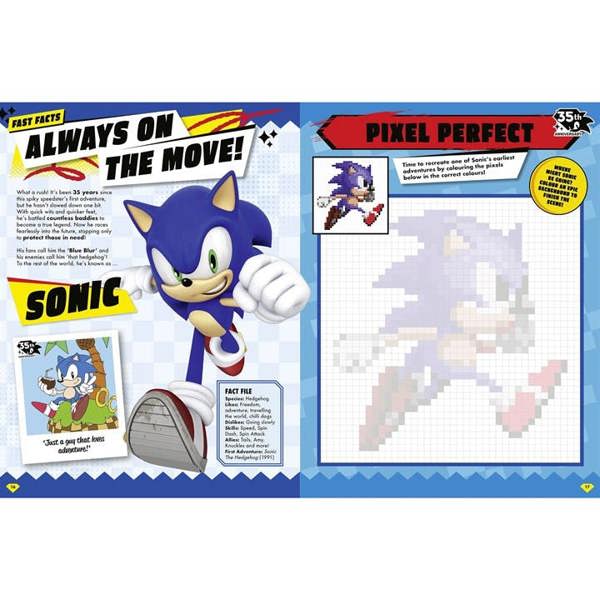 Nintendo Sonic The Hedgehog Annual 2027, Annuals, Mixed Pages, Entertainment, Gift