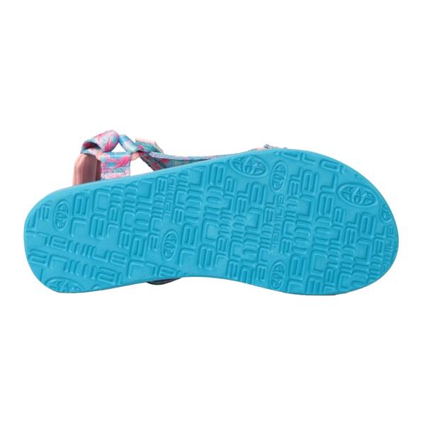 Animal Childrens/Kids Drift Floral Recycled Sandals - Blue - 