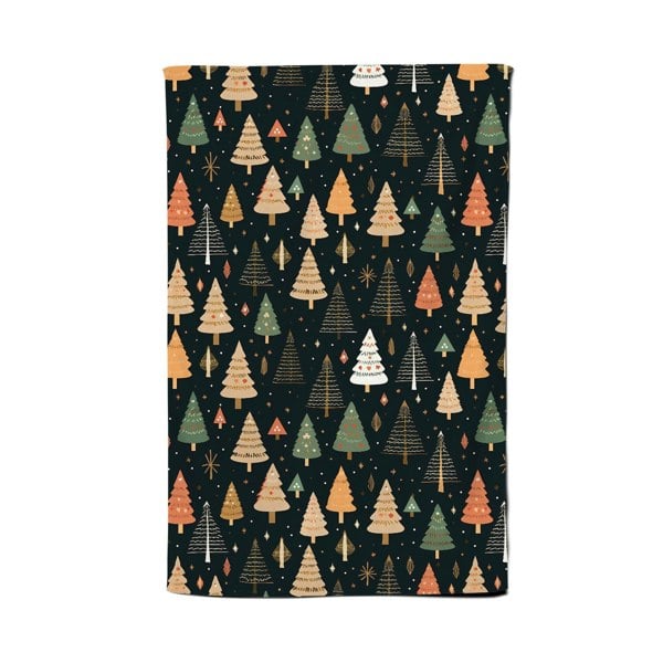 Warren Reed Boho Inspired Christmas Trees Tea Towel