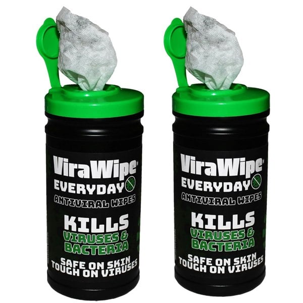 1 Tube (100 Wipes) Quick Action Everyday Cleaning Disinfectant Wipes