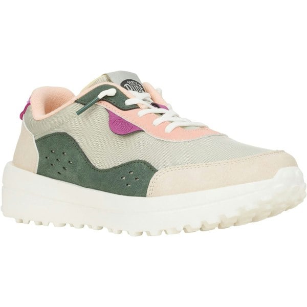 HEYDUDE Hayden Colorblock Trainers - Dusty Olive/Multi