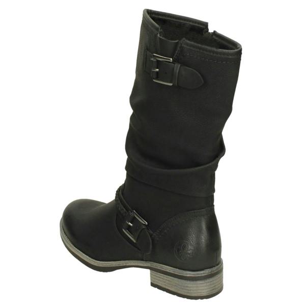 Rieker Ladies Rieker Fleece Lined Calf High Boots 98860