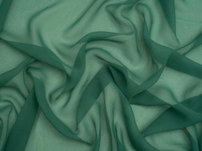 Minerva Core Range Minerva Light Sheer Chiffon Fabric - Plain Design Dressmaking Fabric, 110 cm / 44" Wide - per metre