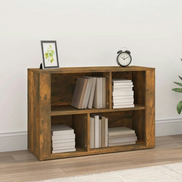 Berkfield Sideboard Smoked Oak 80x30x54 cm Engineered Wood