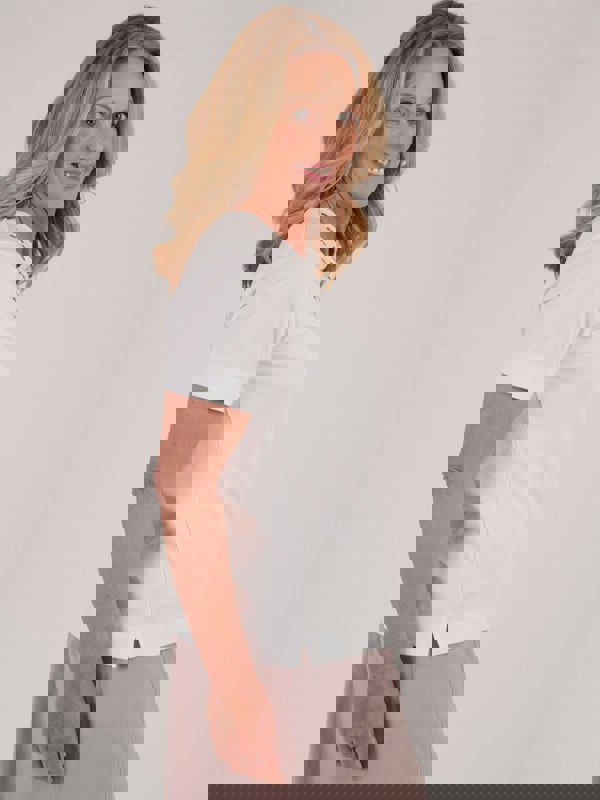 TIGI-Wear Eyelet Trim Top