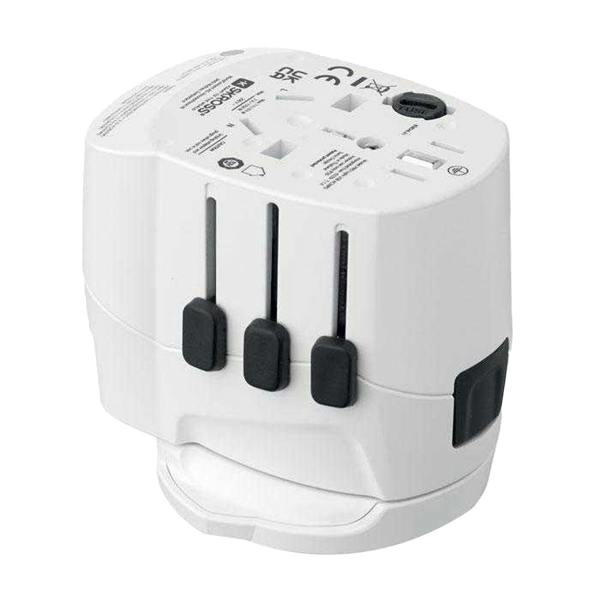 MidOcean Travel Adapter - White - 