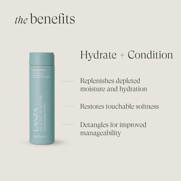 L'Anza Healing Moisture Set - Shampoo, Conditioner + FREE Treatment