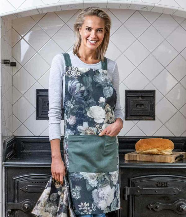 M.M Linen Floz Apron