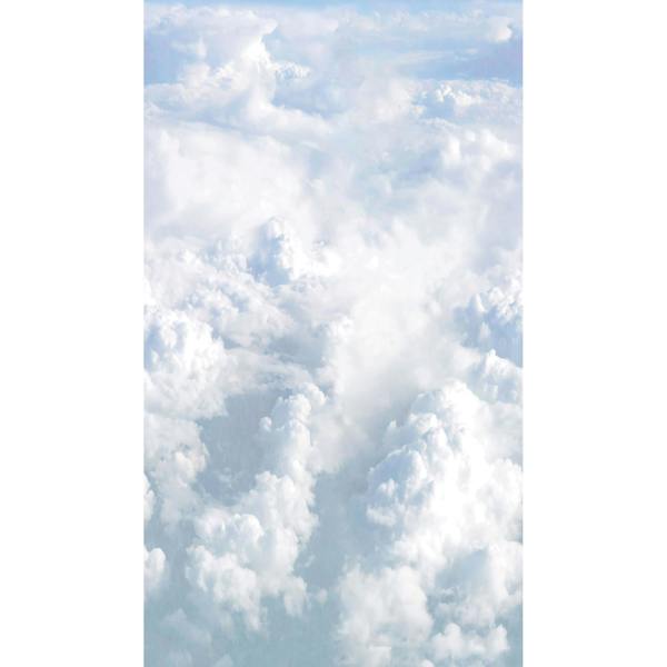Grandeco Dreamy Clouds 3 panel repeatable mural 1.59 x 2.8m, Blue Sky