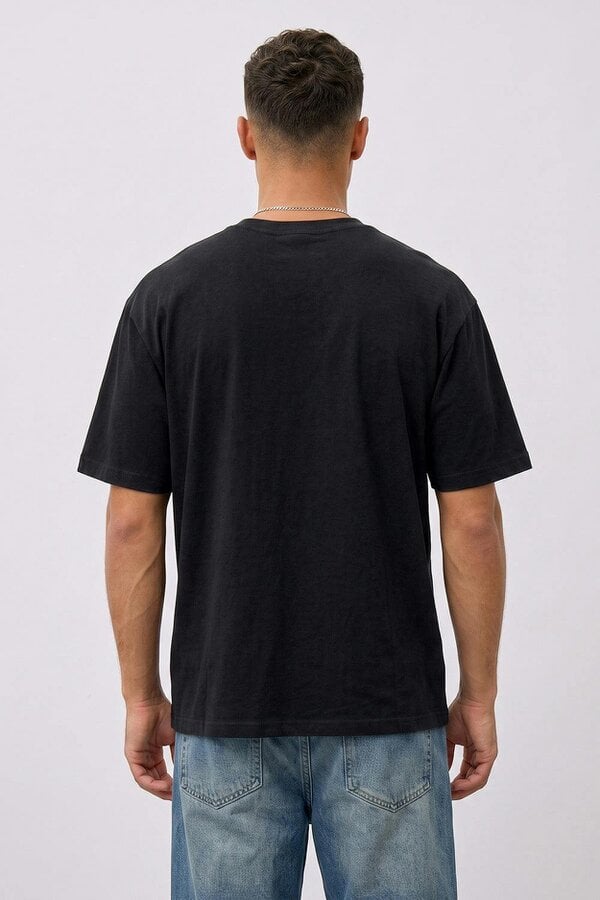 London Attitude Oversized Heavyweight Vintage Racing T-Shirt