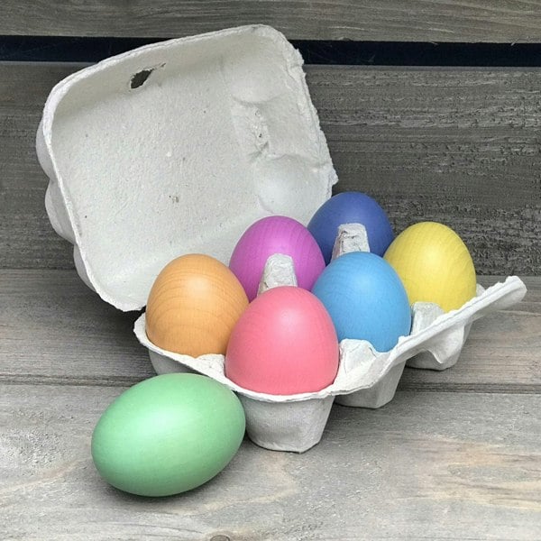 tickit Rainbow Wooden Eggs