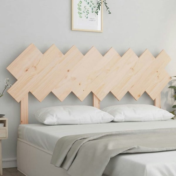 Berkfield Bed Headboard 159.5x3x80.5 cm Solid Wood Pine