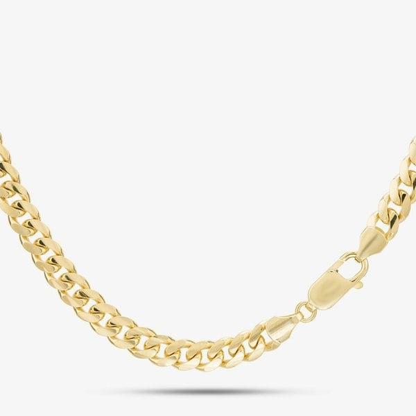 T. H. Baker 9ct Yellow Gold 20 Inch Cuban Link Curb Chain CB030-20