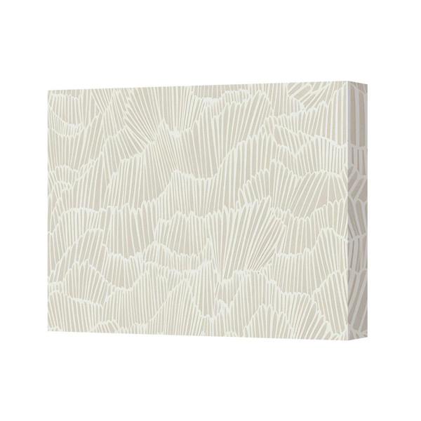 Benjamin Tate Design Canvas 2470 Beige Abstract Pattern Wall Art For Living Room