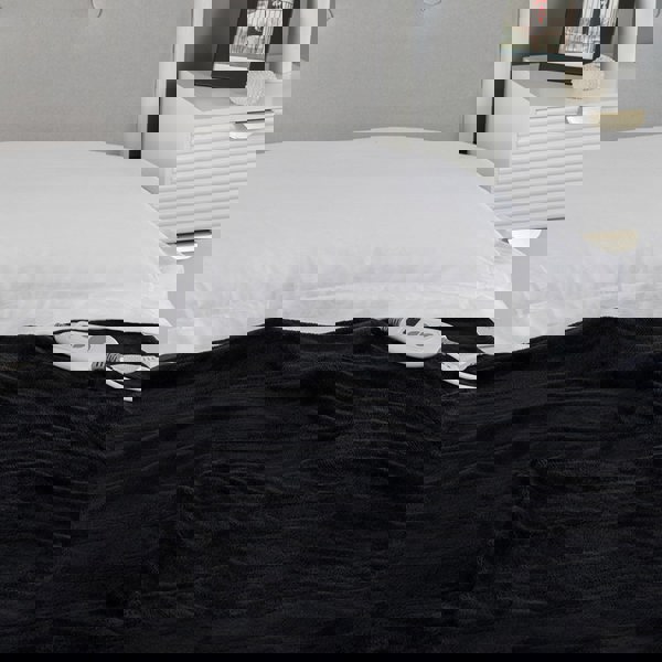 Snug City Electric Heated Over Blanket Throw 6 Heat Settings Machine Washable Soft Touch