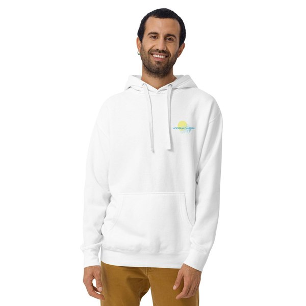 ANCHOR & CREW Santorini Landmark Cotton Blend Hoodie