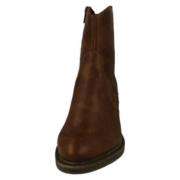 Rieker Ladies Rieker Rose Detail Ankle Boot Y1250