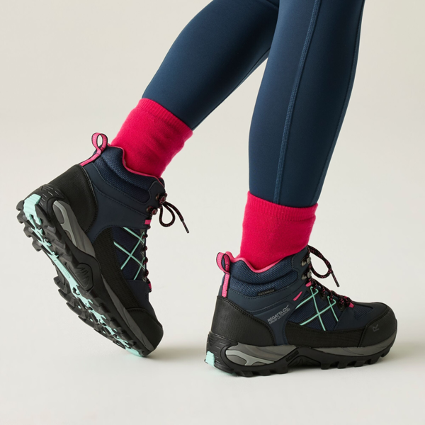 Regatta Women's Samaris III Walking Boots - Navy/Pink