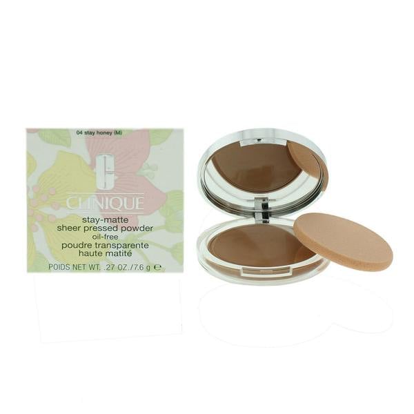 Clinique Stay-Matte Sheer Pressed Powder 7.6g - 04 Stay Honey (M)