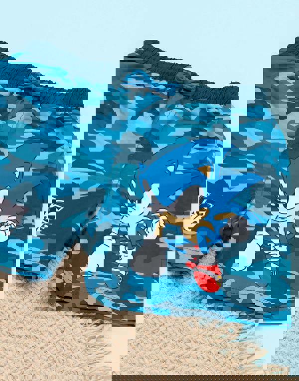 Sonic the Hedgehog Boys Blue Camo Swim Shorts