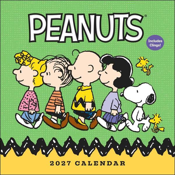 Peanuts/Snoopy Calendar 2027 (with Clings)