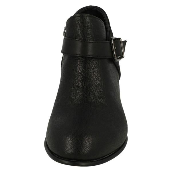 Clarks Ladies Clarks Buckle Detailed Ankle Boots Maypearl Milla