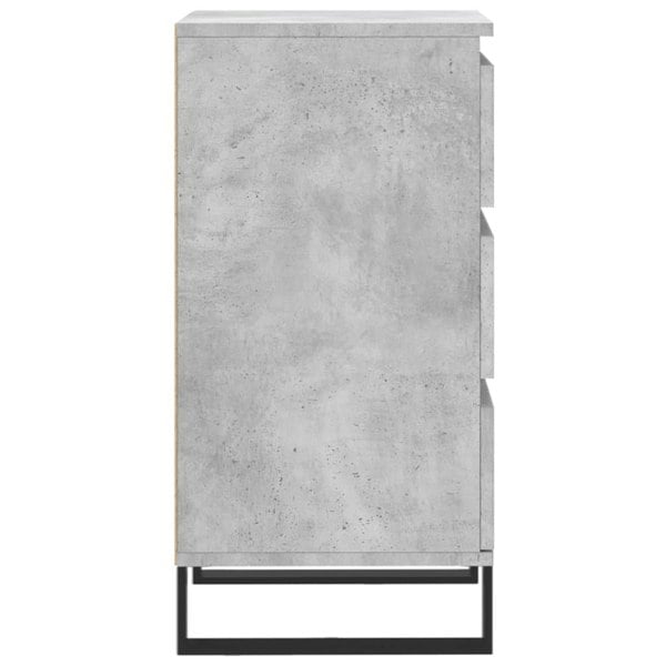 Berkfield Sideboard Concrete Grey 40x35x70 cm Engineered Wood