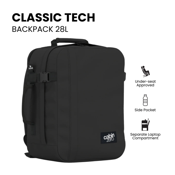CabinZero Classic Tech Backpack 28L