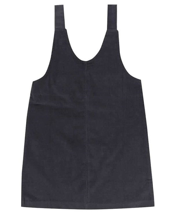 organic cotton Black Corduroy Pinafore Dress - image 4