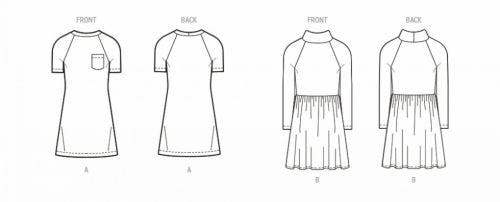 New Look Sewing Pattern 6773, Dresses for Kids, Teenagers, A (3-4-5-6-7-8-10-12-14) - Easy