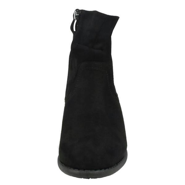 Spot On Ladies Spot On Rouched Ankle Boots